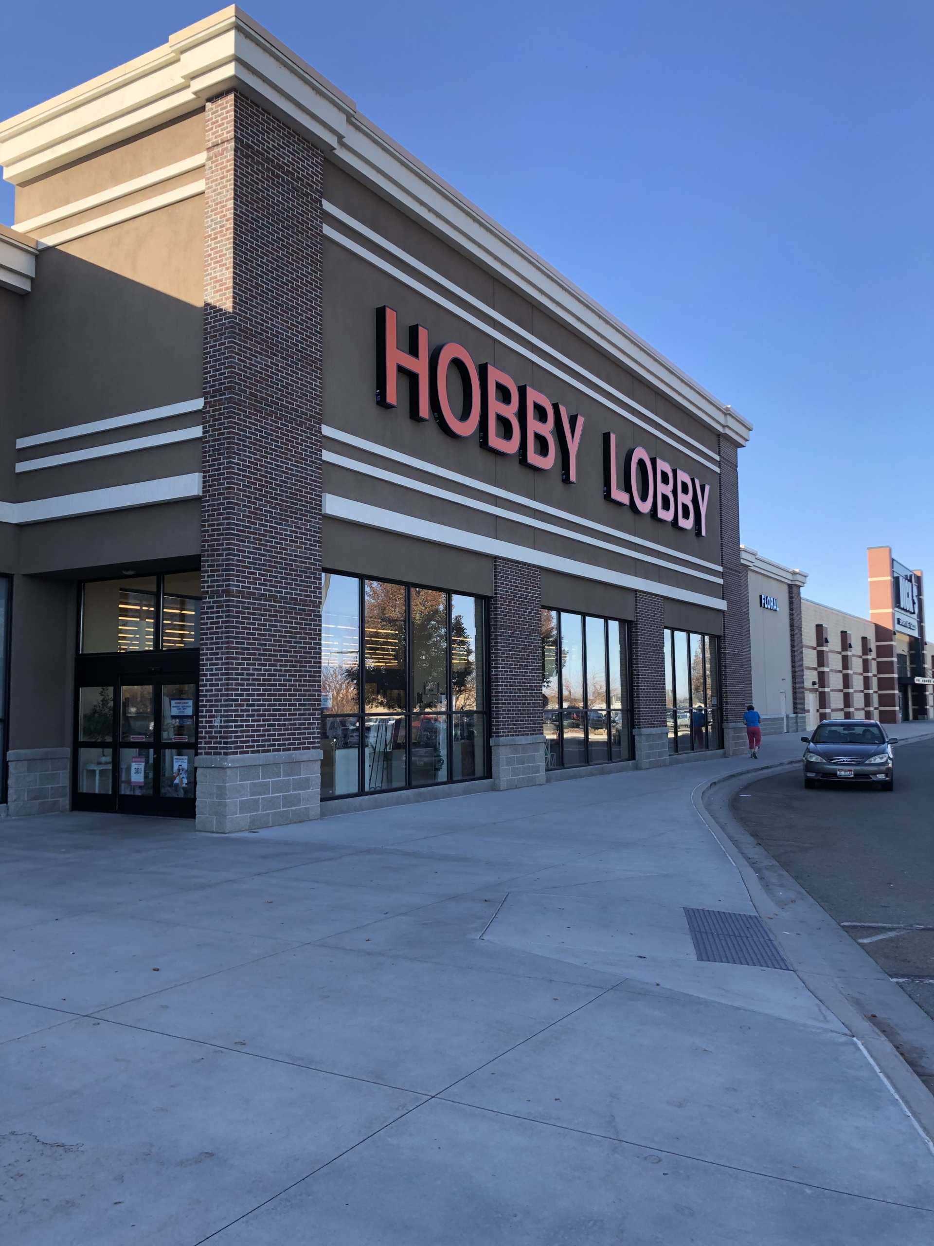 Hobby Lobby storefront in Treasure Valley Crossing