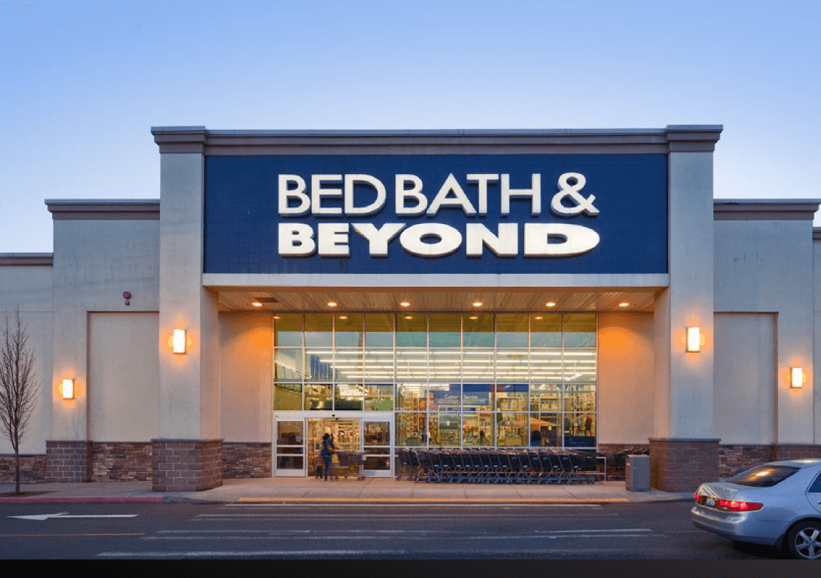 Bed Bath and Beyond Storefront at night