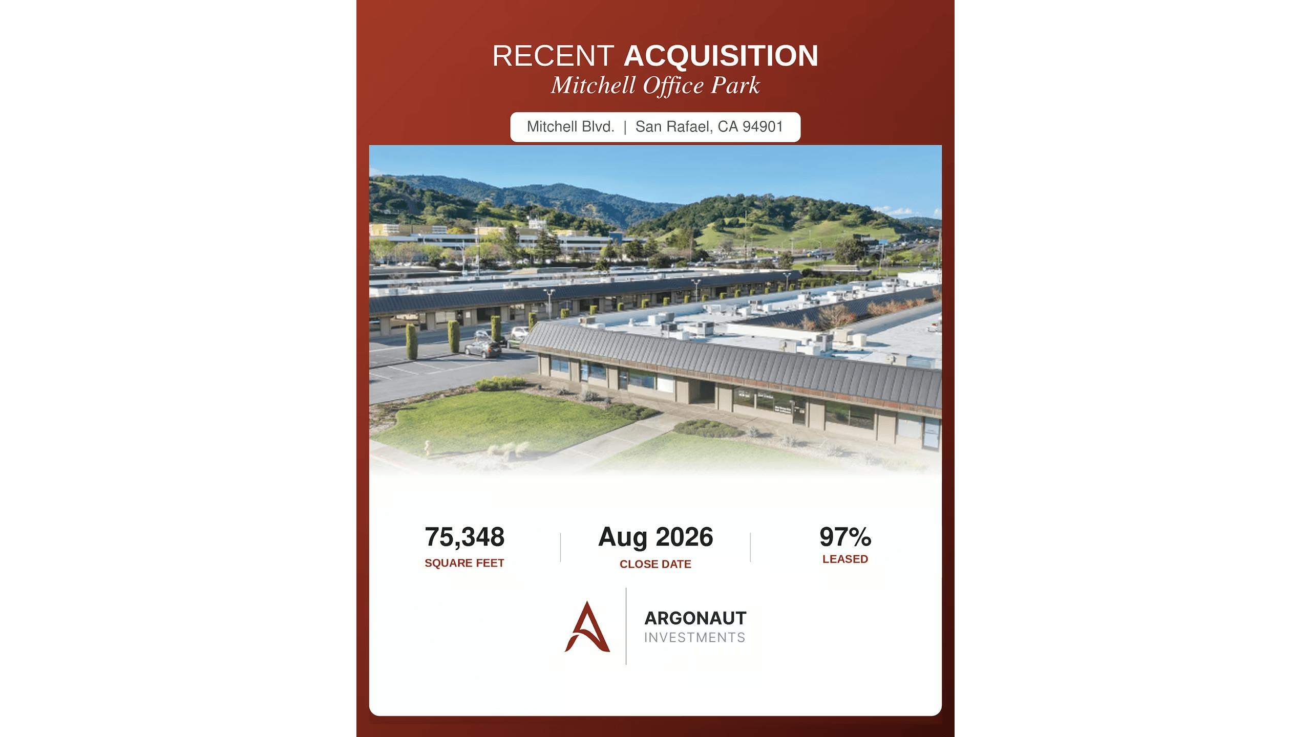 Recent Acquisition – Mitchell Office Park