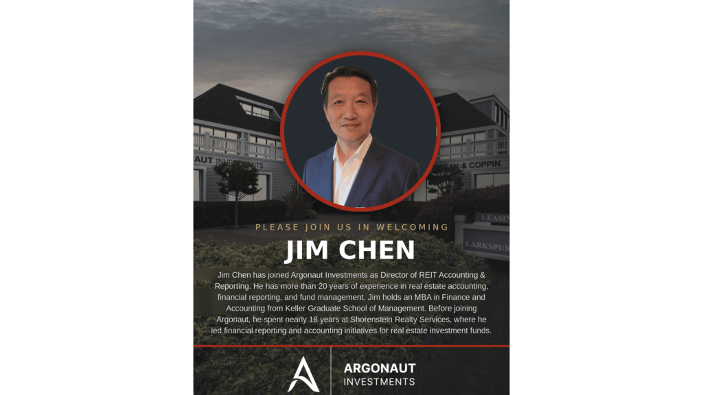 Please join us in welcoming Jim Chen